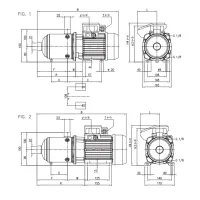 Pompa pozioma wielostopniowa EBARA MATRIX/I 10-6T/2,2 (400V)