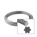 Linka stalowa nierdzewna INOX AISI 316 fi 3mm min. do mocowania pomp