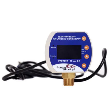 Elektroniczny wyłącznik ciśnieniowy EWC PROTECT 10 wer.3.0 przyłącze 1/2"