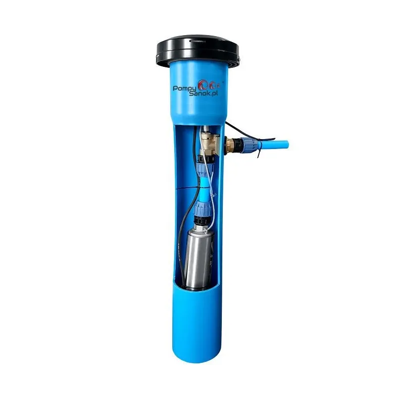 Adapter EMS - zestaw złącze szwedzkie 5/4" + pokrywa, obudowa studni głębinowej