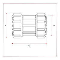 Złączka mosiężna do rur PE 32x32 łącznik 020 VX ITAP