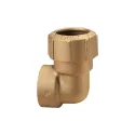 Mosiężne kolano skręcane do rur PE 40x1 1/4" GW / kolano przejściowe / 045 VX ITAP