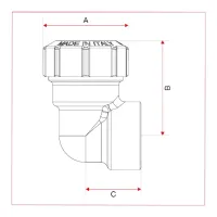 Mosiężne kolano skręcane do rur PE 40x1 1/4" GW / kolano przejściowe / 045 VX ITAP