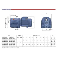 Pompa samozasysająca Pedrollo FUTURE JET 1C 230V/400V 0,37kW