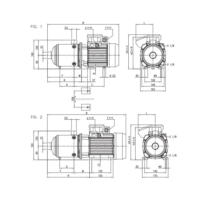 Pompa pozioma wielostopniowa EBARA MATRIX/E 18-2T/1,5M (230V)